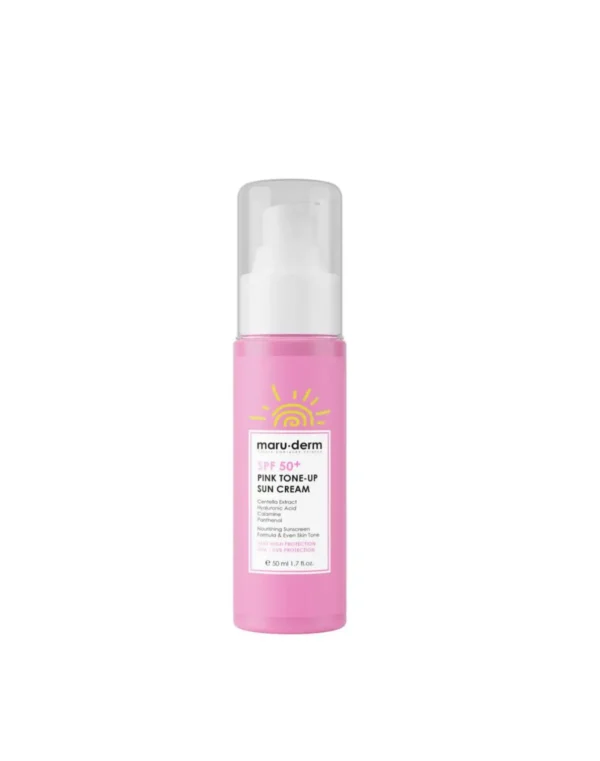 MARU.DERM PINK TONE-UP SUN CREAM SPF 50 - 50ML | مارو.ديرم واقي شمسي SPF50 - 50 مل