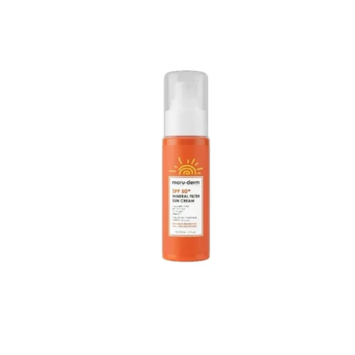 MARU.DERM MINERAL FILTER SUN CREAM SPF 50+ - 50ML | مارو.ديرم واقي شمسي فيزيائي SPF50+ - 50 مل