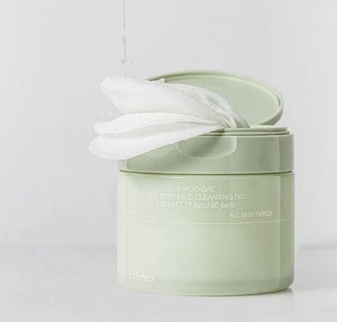 IMG-20250911-WA0008 CELIMAX JI.WOO.GAE ONE STEP MILD CLEANSING PAD - 225ML | سيليماكس فوط تنظيف للوجه - 225 مل