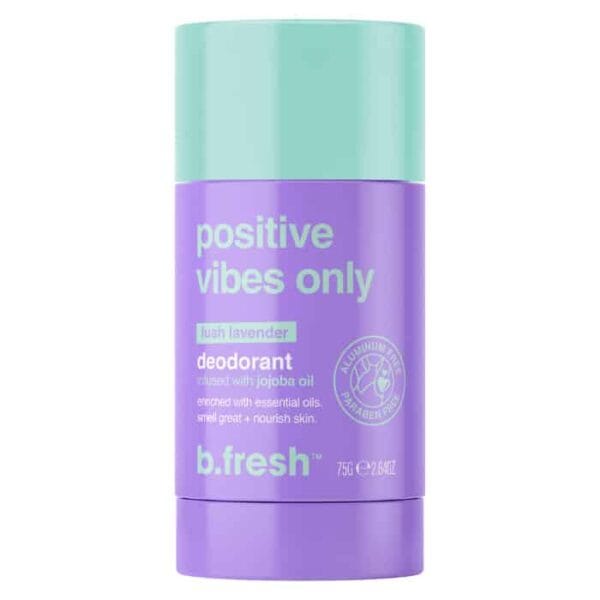 b.Fresh Positive Vibes Only Lush Lavender - 50g | بي فريش مزيل تعرق برائحة اللافندر - 50 غرام