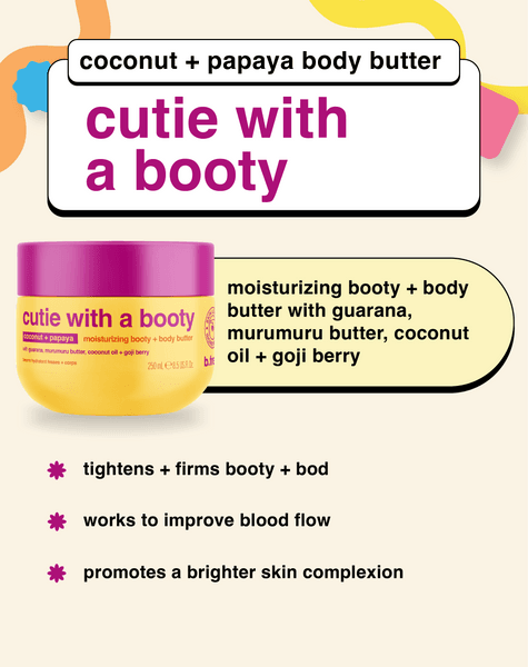B.Fresh cutie with a booty moisturizing booty & body butter زبدة مرطبة للجسم