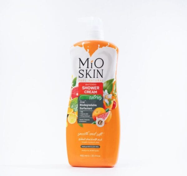 MIO SKIN WHITENING SHOWER CREAM WHITE FLOWER 900ml استحمام من مايو سكن
