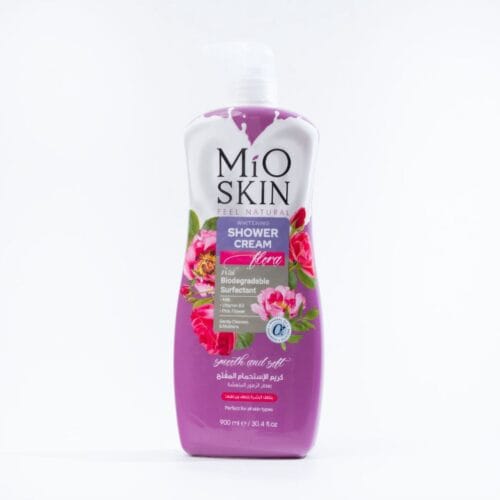 MIO SKIN WHITENING SHOWER CREAM WHITE FLOWER 900ml استحمام من مايو سكن