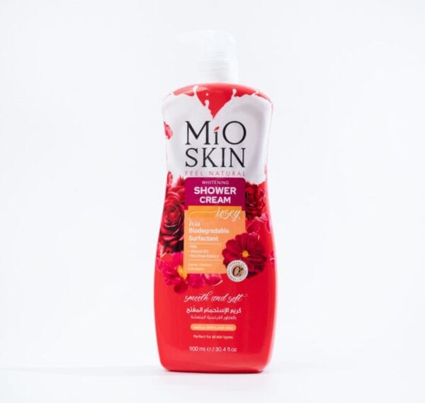 MIO SKIN WHITENING SHOWER CREAM WHITE FLOWER 900ml استحمام من مايو سكن
