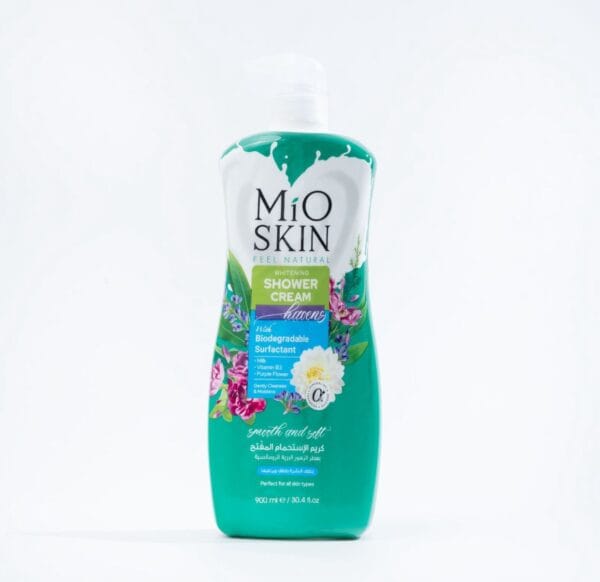 MIO SKIN WHITENING SHOWER CREAM WHITE FLOWER 900ml استحمام من مايو سكن