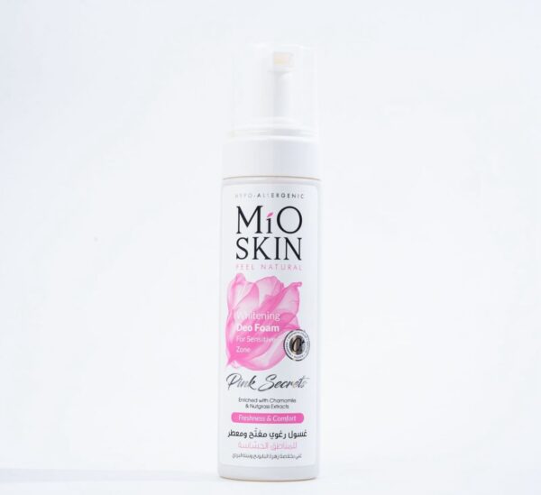 MIO SKIN WHITENING DEO FOAM FOR SENSITIVE ZONE - SOFT غسول رغوي للمناطق الحساسة ع SAO مايوسكن