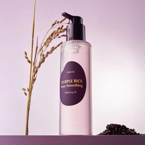 WhatsApp Image 2025-09-26 at 16.02.25_c9ae9ddb Equal Berry Purple Rice Pore Cleansing Oil-In-One Wash - 200ml/ غسول زيتي لتنظيف وتنعيم المسام بالأرز الأرجواني من إيكوال بيري - 200 مل