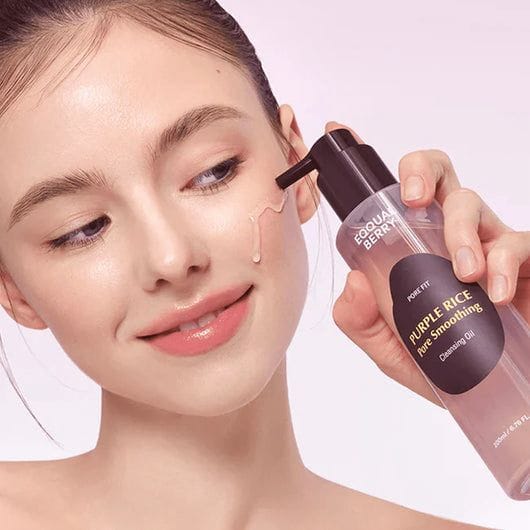 WhatsApp Image 2025-09-26 at 16.02.25_e44357b3 Equal Berry Purple Rice Pore Cleansing Oil-In-One Wash - 200ml/ غسول زيتي لتنظيف وتنعيم المسام بالأرز الأرجواني من إيكوال بيري - 200 مل