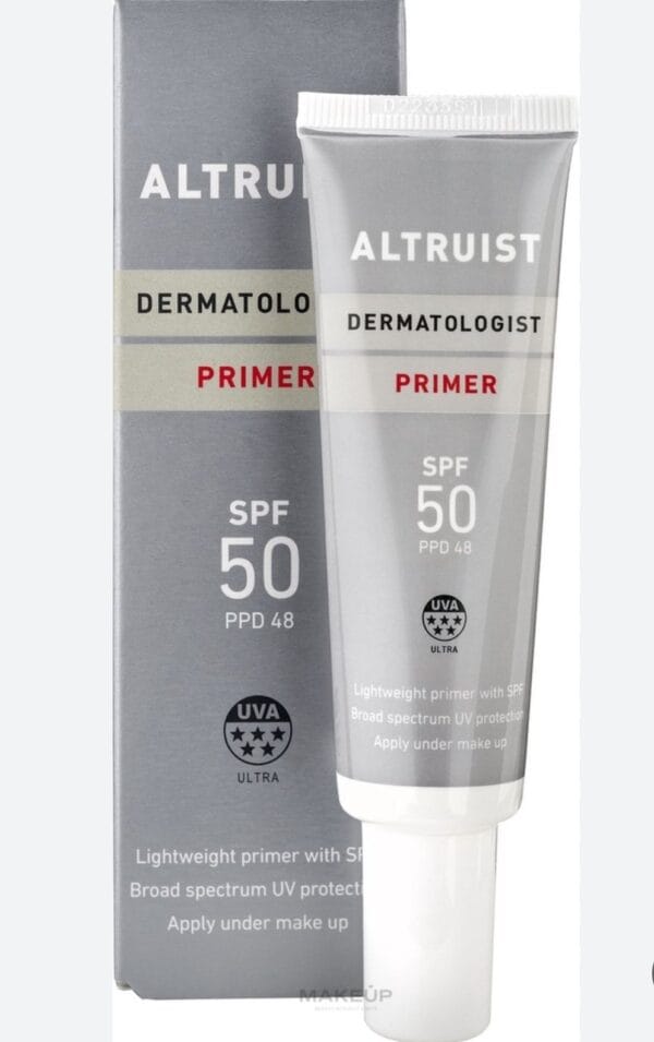 Altruist Dermatologist Primer SPF50 (برايمر واقي الشمس من Altruist).