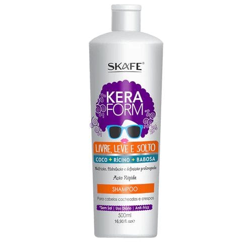 SKAFE KERA FORM SHAMPOO FREE LIGHT AND LOOSE - 500ML | سكاف شامبو لشعر ناعم و خفيف - 500 مل