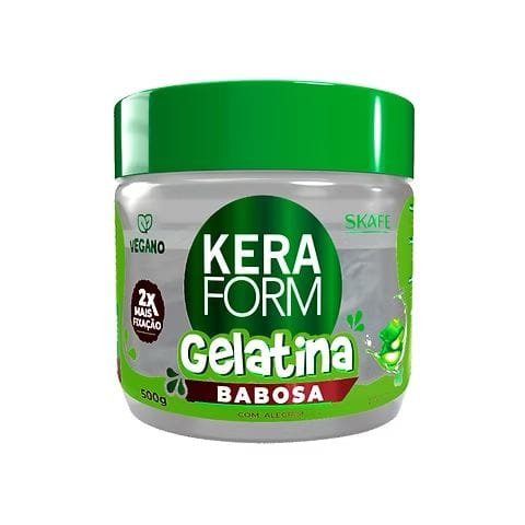 SKAFE KERA FORM GELATINA BABOSA ALOE VERA - 500G| سكاف جل للشعر غني بخلاصة الألوفيرا (الصبّار) -500غرام