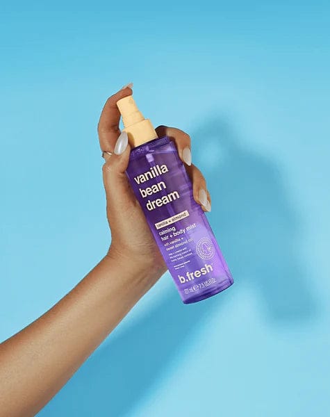 bfresh-HairBodyMist-VanillaBeanDream-ProductGallery-2_grande_0edb9e4a-dae8-420f-8a07-46f95b1872c5(1) b.Fresh Vanilla Bean Dream Vanilla + Almond Comforting Hair + Body Mist - 221ml | بي فريش ميست للشعر و الجسم بالفانيليا و الكوكيز - 221 مل