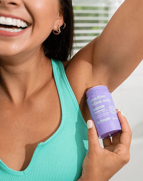 b.Fresh Positive Vibes Only Lush Lavender - 50g | بي فريش مزيل تعرق برائحة اللافندر - 50 غرام