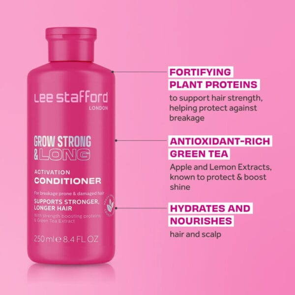 LEE STAFFORD Grow Strong & Long Activation Conditioner 500ml بلسم التنشيط القوي والمطول