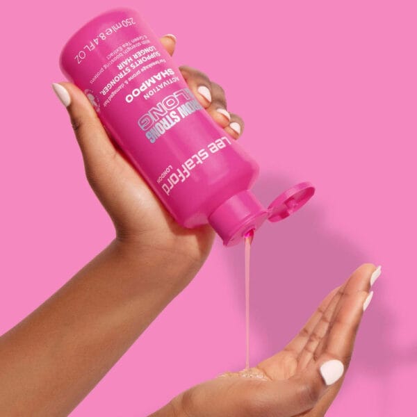 Lee Stafford Grow Strong and Long Activation Shampoo - 500ml | لي ستافورد شامبو لتحفيز نمو الشعر - 500 مل