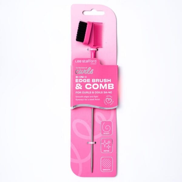 LEE STAFFORD Curl 3-in-1 Edge Brush & Combفرشاة للشعر الكيرلي