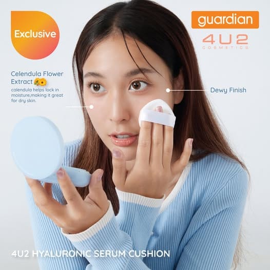 4U2 SKIN HYALURONIC SERUM CUSHION | فور يو تو كريم اساس بحمض الهيالورونيك