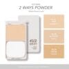 +++4U2 Skin 2 Ways Foundation Powder SPF35 PA | بودرة أساس مع عامل حماية من الشمس