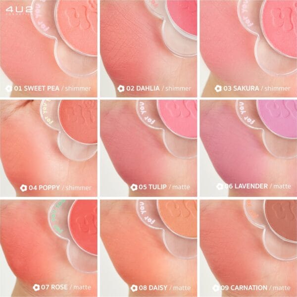 LINE_ALBUM_รูปสวย_๒๔๐๑๐๒_1_1 4U2 FLOWER BLUSH | فور يو تو بلشر