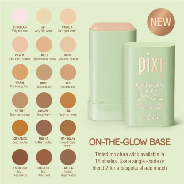 PIXI ON-THE-GLOW BASE - 19g | بيكسي كريم اساس ستك - 19غ