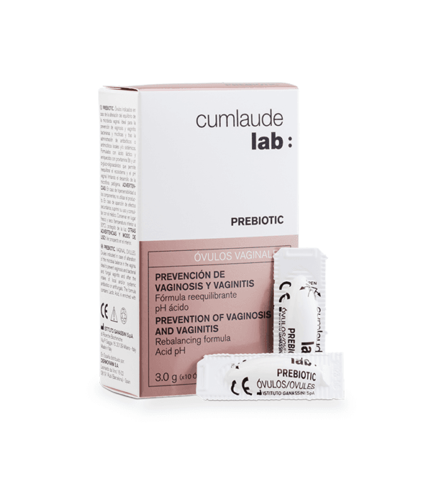 Cumlaude Lab Prebiotic Vaginal Ovules – 10 pieces | كوملاود لاب تحاميل مهبلية بريبايوتك – 10 قطع