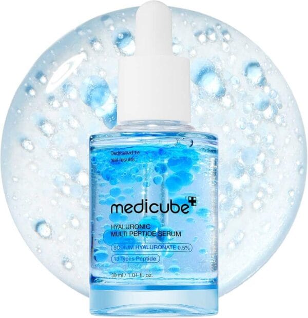 Medicube Hyaluronic Multi Peptide PDRN Serum for Glowing and Soothing - 30ml | مديكيوب سيروم ترطيب وتهدئة البشرة بحمض الهيالورونيك والبيبتيدات – 30 مل