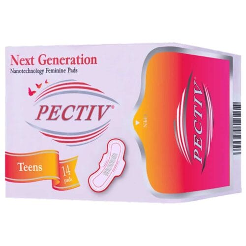 PECTIV TEENS PADS - 14 PIECES | بكتف فوط صحية لعمر المراهقة - 14 قطعة
