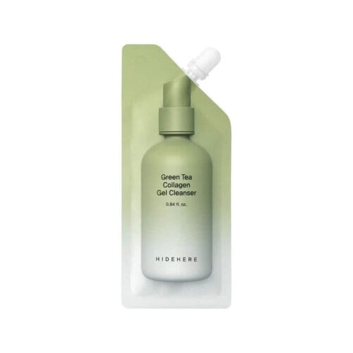 640079042_4240904312816200_1004564218360693367_n HIDEHERE GREEN TEA COLLAGEN GEL CLEANSER – 25ml | هايدهير غسول جل بالكولاجين والشاي الأخضر – 25 مل