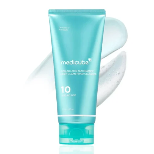 EE26EDF6-A9E2-4BB1-9A2C-E931D7B82148 Medicube azelaic acid & niacinamide deep clean foam cleanser – 120 g | ميديكيوب رغوة تنظيف عميقة بحمض الأزيليك والنياسيناميد – 120 غم