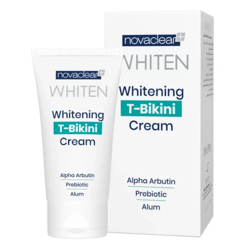NOVACLEAR Whitening T-Bikini Cream - 50 ml | نوفا كلير كريم تفتيح منطقة الـ T والبكيني لتوحيد لون البشرة – 50 مل