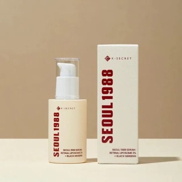 SEOUL 1988 Serum : Retinal Liposome 2% + Black Ginseng | سول 1988 سيروم رتنال للوجه - 100 مل