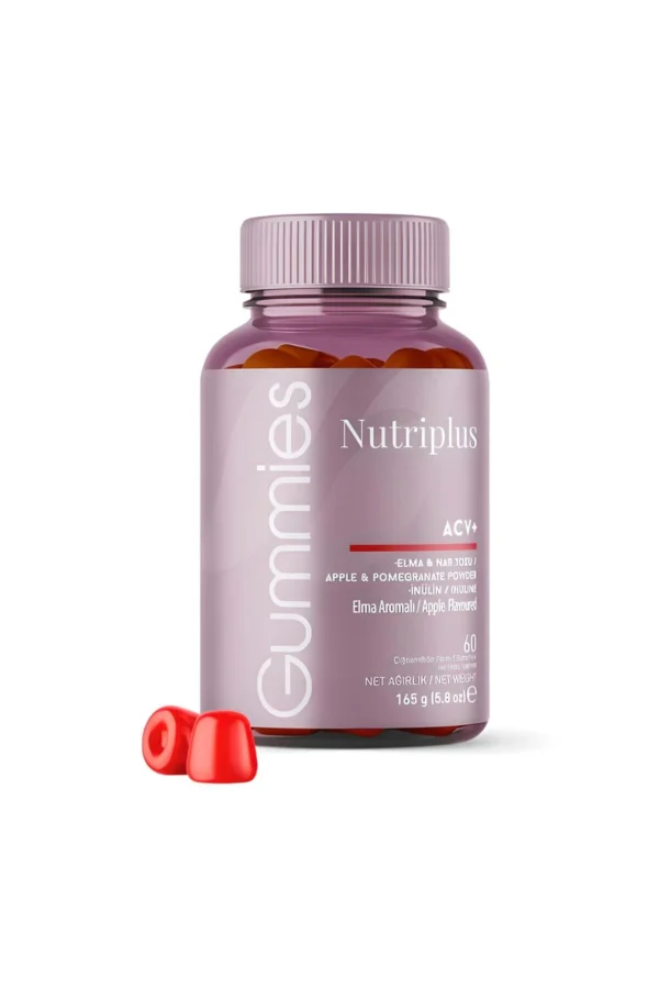 1_org_zoom Nutriplus Gummies - Apple Cider Vinegar - 60 gummies | فارمسي جيلاتين خل التفاح - 60 قطعة