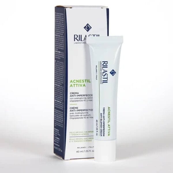 RILASTIL ACNESTIL ATTIVA Crema Anti-Imperfecciones - 40ml | ريلاستيل أكنيستيل أتيڤا كريم مضاد لعيوب البشرة - 40 مل