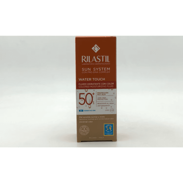 RILASTIL Sun System Water Touch Fluido Solar Facial Color SPF50+ - 50ml | ريلاستيل صن سيستم ووتر تاتش واقي شمس ملون للوجه SPF50+ - 50 مل