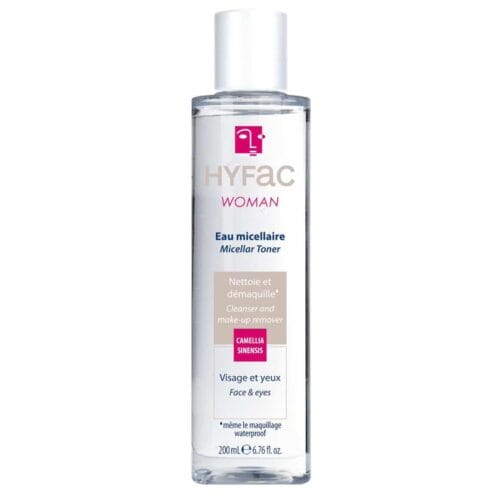 Hyfac Woman Eau Micellaire - Micellar Toner - 200ml | هايفك ومن ميسلر تونر لإزالة المكياج والشوائب - 200 مل