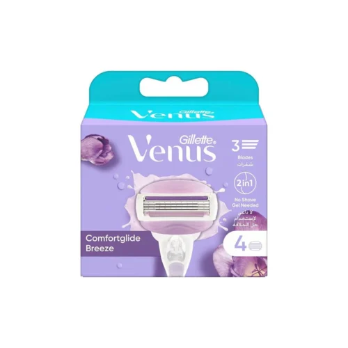Gillette Venus Breeze - 4Pcs | فينوس بريز رؤوس شفرات - 4 قطع