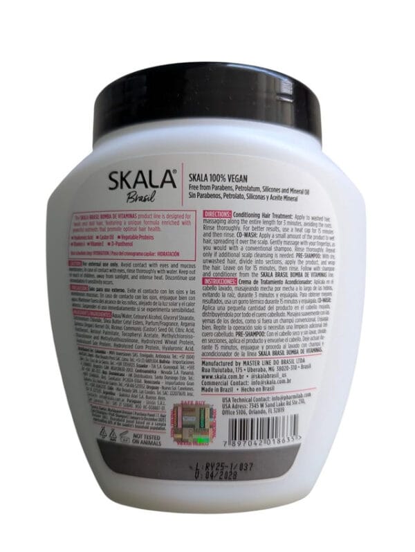 Skala Expert Bomba de Vitaminas Hair Treatment - 1000g | سكالا معالج شعر بومبا دي فايتمنز - 1000غ