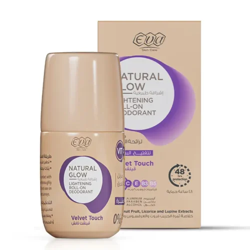 Ru96w8Ubb8Dtyk1Rr3S1lhxcSRqASUZnw2GUoGM7 Eva Skin Care Natural Glow Lightening Roll On Deodorant " Velvet Touch " - 60 Gm | ايفا ديودرنت خالي من الالمنيوم - فيلفت تتش - 60غ