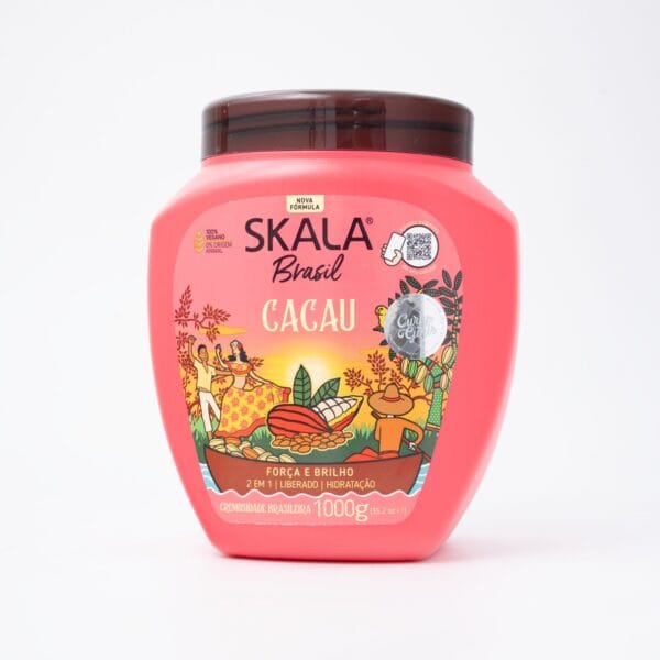 Skala Brasil Cacau - 1000g | سكالا ماسك ترطيب 2 في 1 بزبدة الكاكاو - 1000غ