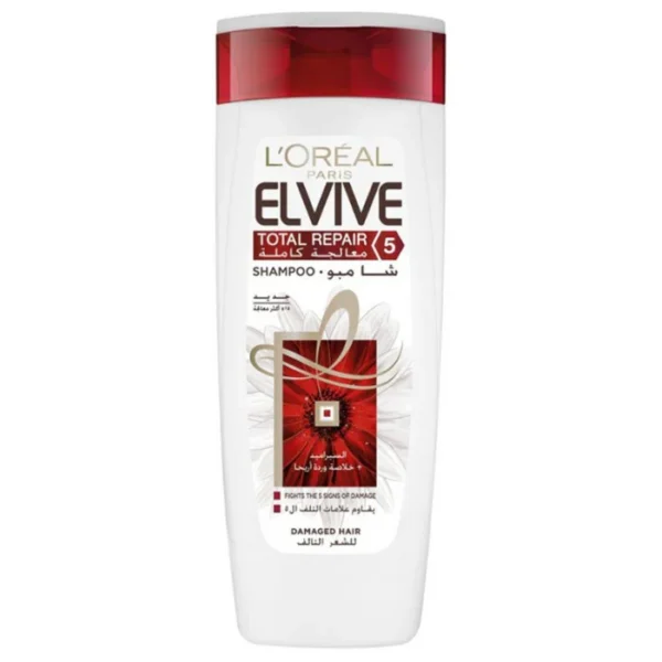 L’Oreal Elvive Total Repair Shampoo - 400ml | لوريال شامبو للأصلاح الكلي للشعر التالف - 400 مل