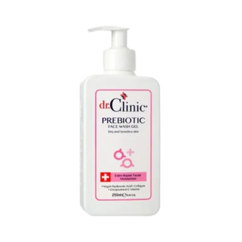 dr clinic prebiotic face wash gel dry and sensitive | د. كلنك غسول بريبايوتك للبشرات الجافة والحساسة