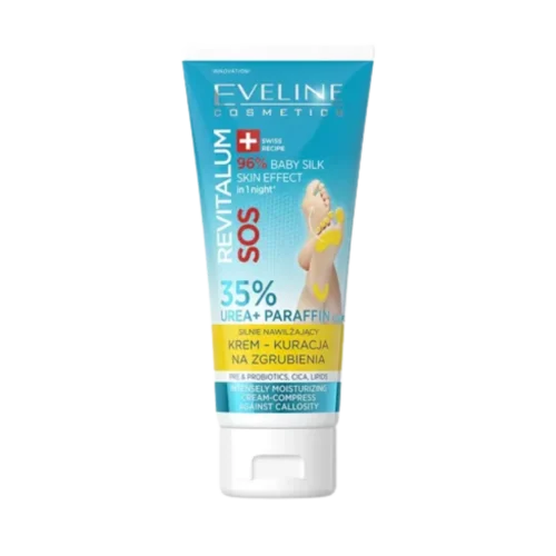 11_App_Images_100_06891636-c2eb-413c-94a7-3504a3910300 Eveline Cosmetics Revitalum, SOS 35% Urea + Paraffin Foot Cream | أيفيلين كريم معالج للقدم 35% يوريا
