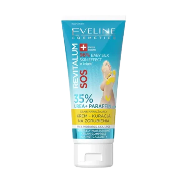 11_App_Images_100_06891636-c2eb-413c-94a7-3504a3910300 Eveline Cosmetics Revitalum, SOS 35% Urea + Paraffin Foot Cream | أيفيلين كريم معالج للقدم 35% يوريا