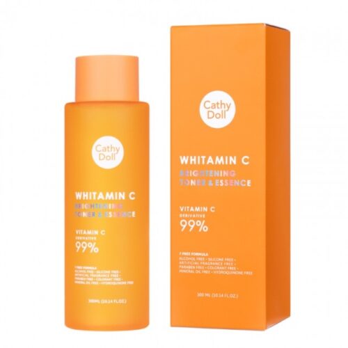 2020106150012_cd_whitamin_c_toner_300ml Cathy Doll Whitamin C Brightening Toner And Essence - 300ml | كاثي دول فايتمن سي تونر - 300 مل