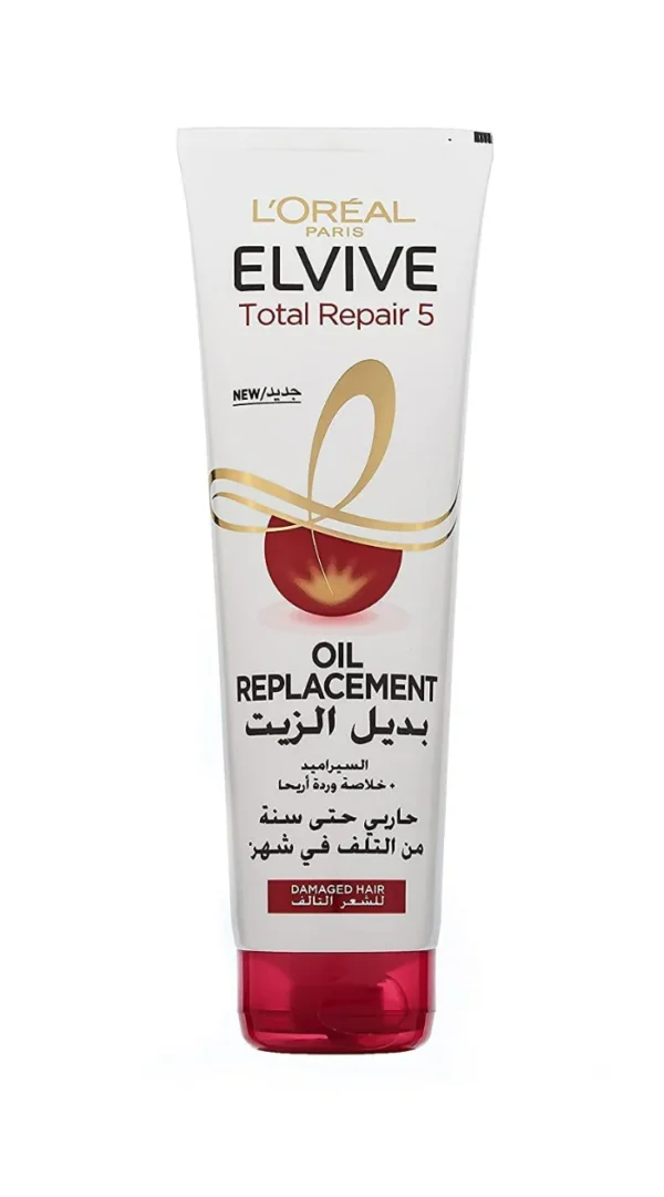 L’Oreal Elvive Repairing Oil Replacement - 300ml | لوريال باريس بديل الزيت المعالج للشعر التالف - 300 مل