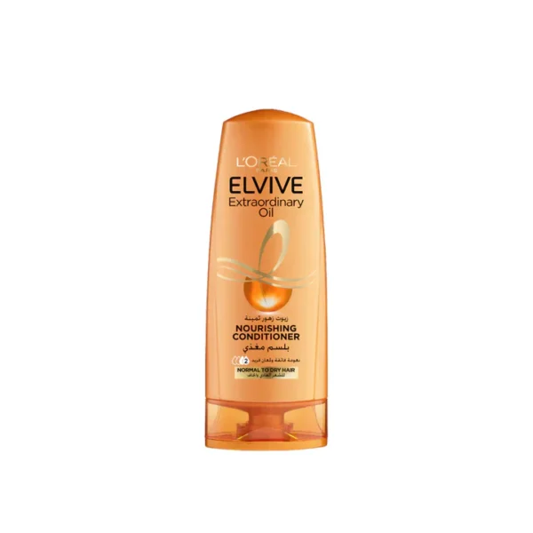 L’Oreal Elvive Extraordinary Oil Nourishing Conditioner - 360ml | لوريال الفيف بلسم مغذي للشعر الجاف - 360 مل