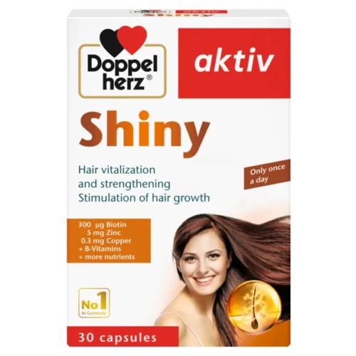 Doppleherz Shiny Capsules | دبل هيرز كبسول شاين لحيويّة ولمعان الشعر