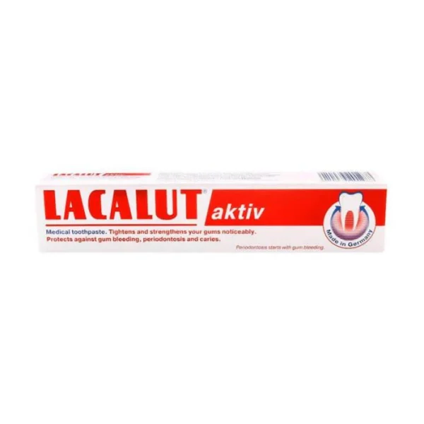 LACALUT AKTIV TOOTHPASTE | لاكالوت معجون اسنان اكتف للثة الحساسة