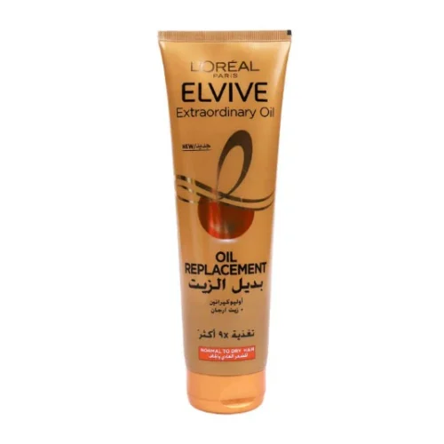 L’Oreal Elvive Extraordinary Oil Replacement - 300ml | لوريال كريم بديل الزيت المعذي للشعر - 300 مل