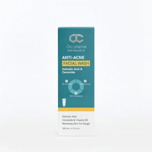 522324b8cc8e57e9c52a2940e52680dd OTC Pharma Anti-Acne Facial Wash - 200ml | غسول أو تي سي فارما الطبي للوجه مضاد لحب الشباب - 200 مل